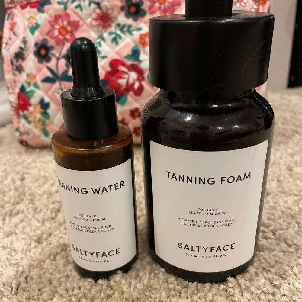 Saltyface Tanning face and body